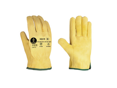 guantes de protección laboral de piel